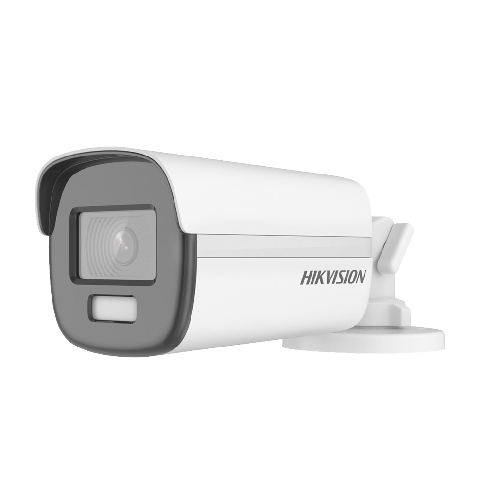 Hikvision DS-2CE12KF0T-LFS – Cámara Bullet 5 MP ColorVu con audio y luz blanca inteligente