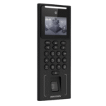 Hikvision DS-K1T321MFWX – Terminal de reconocimiento facial con huella, tarjeta y PIN, conectividad Wi-Fi
