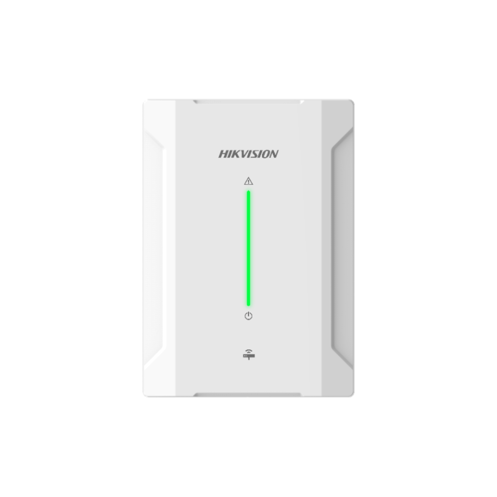 Hikvision DS-PM1-RT-HWB – Repetidor inalámbrico bidireccional para alarmas AX PRO, hasta 800 m de alcance