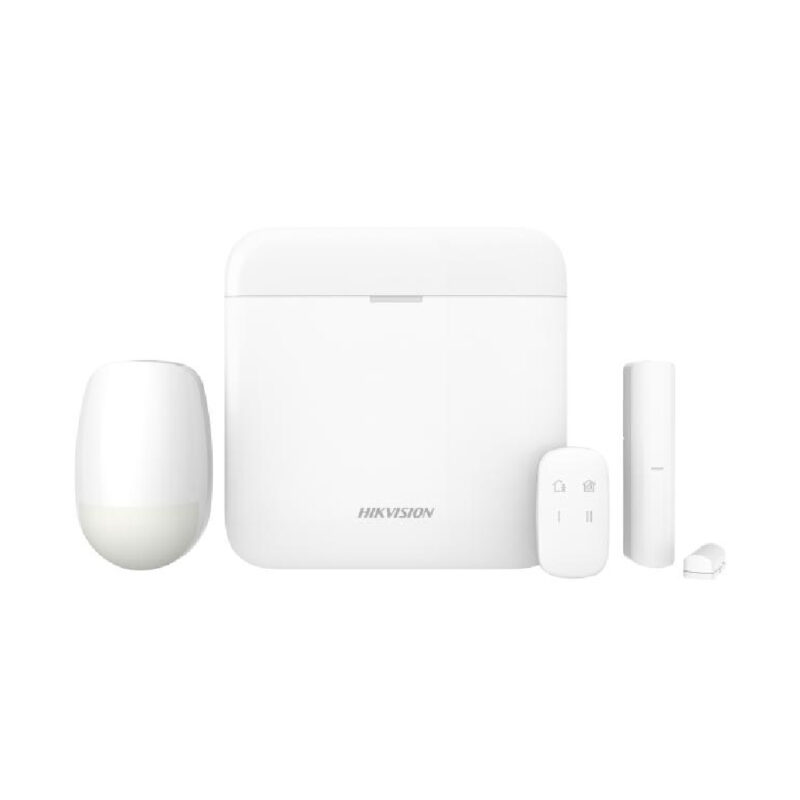 Hikvision DS-PWA64-KIT-WB – Kit de alarma inalámbrica AX Pro, 64