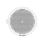 Hikvision DS-QAE0206G1-V – Amplificador IP de 60 W con salida para altavoces de 100 V / 8 Ω, PoE y audio en red