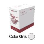 Hikvision DS-1LN6U-G – Cable de red Cat6 UTP, alta velocidad para CCTV e infraestructura IP
