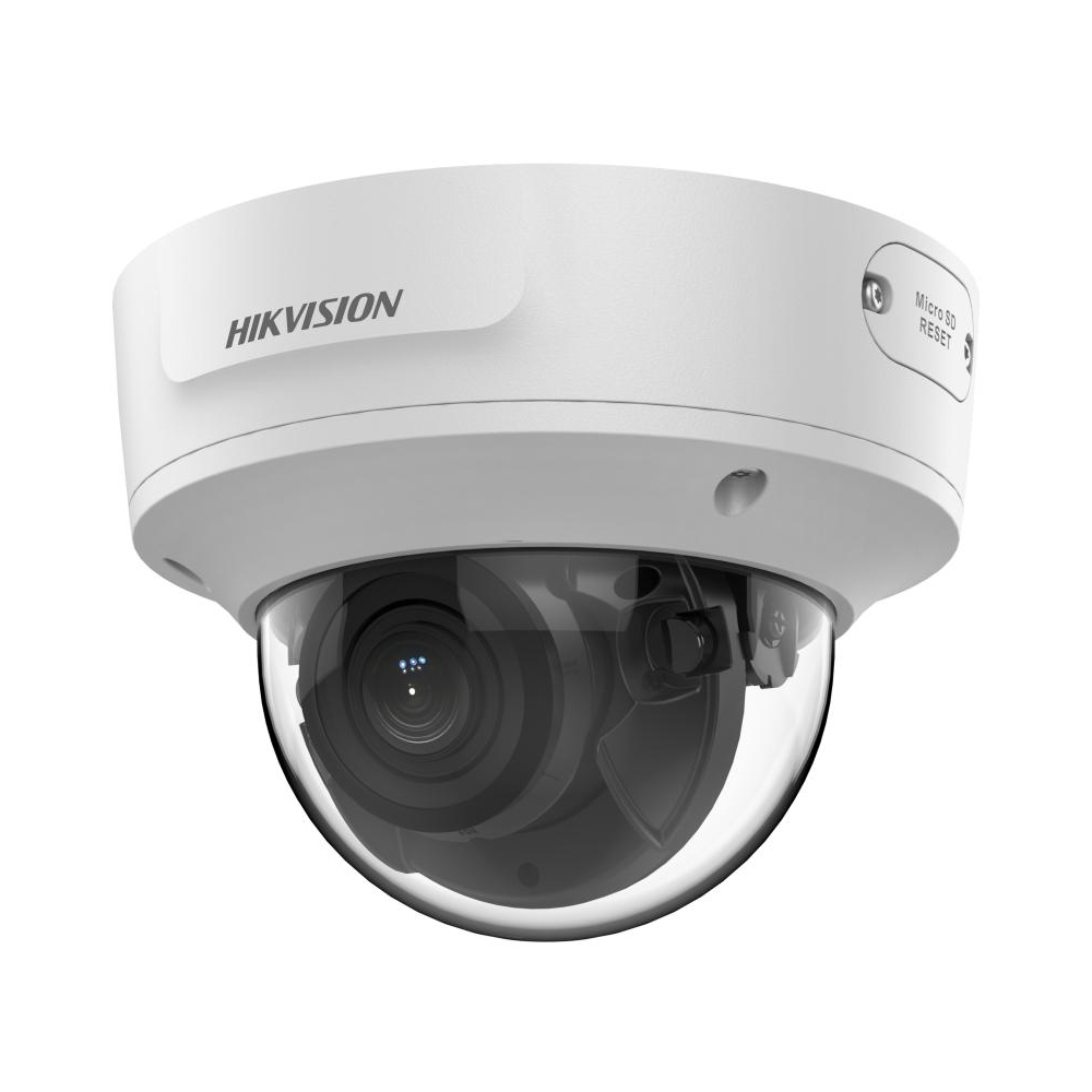 Hikvision DS-2CD2763G2-IZS – Cámara domo IP 6 MP AcuSense con lente motorizada, IR y protección IK10/IP67