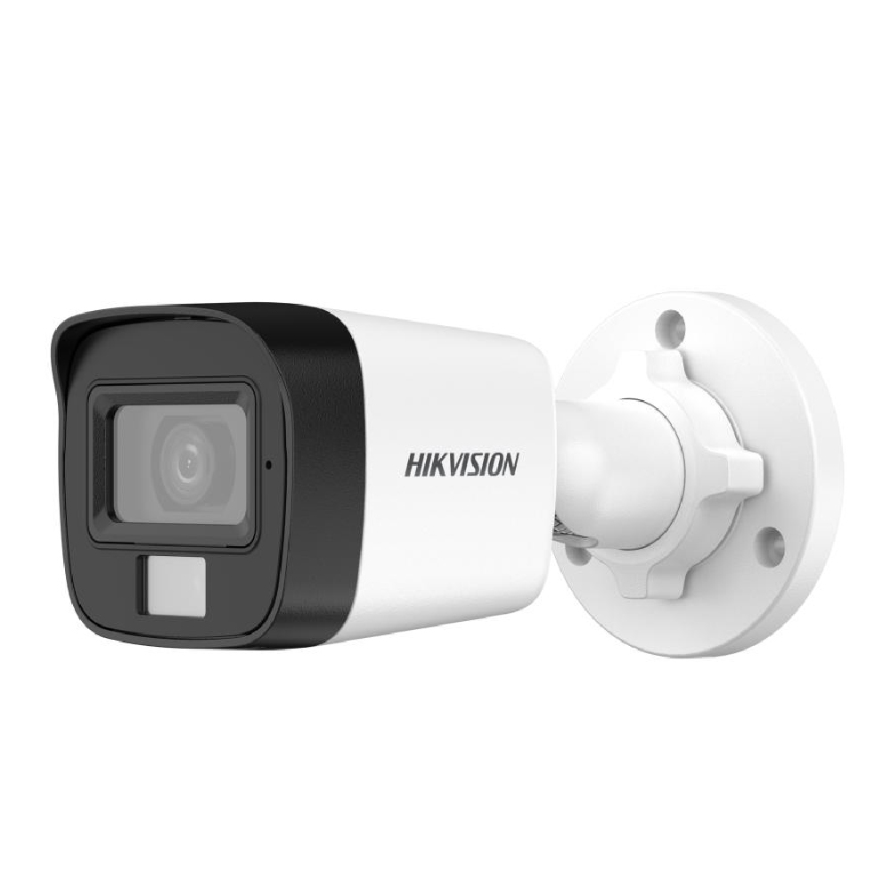 Hikvision DS-2CE16D0T-LPFS – Cámara Turret HDTVI 2 MP, audio incorporado y visión nocturna infrarroja