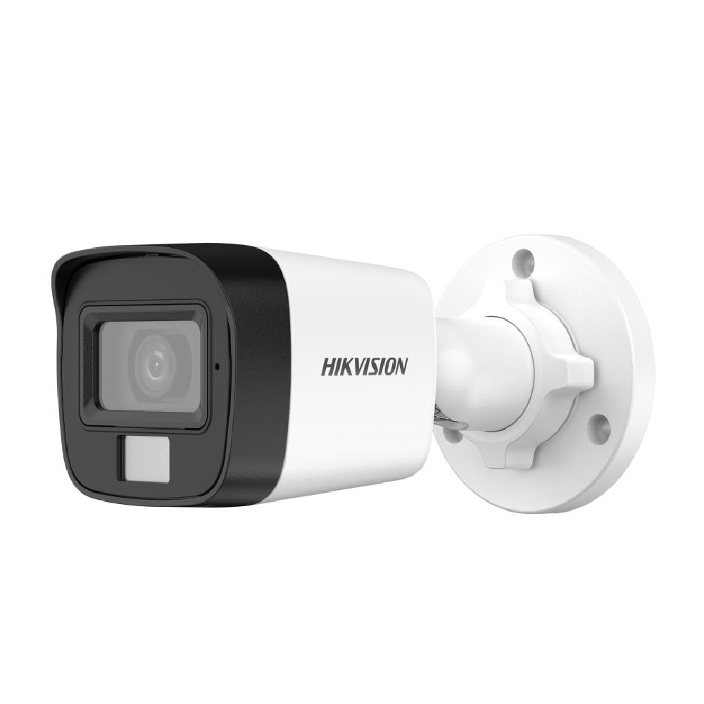 Hikvision DS-2CE16K0T-LFS – Cámara Bullet 4 en 1 de 3k, lente fija, Smart Dual-Light, exterior metalica