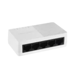 Hikvision DS-3E0105D-E – Switch Fast Ethernet no administrable de 5 puertos 10/100 Mbps para redes básicas