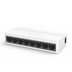 Hikvision DS-3E0108D-E – Switch de 8 puertos Fast Ethernet, compacto y silencioso