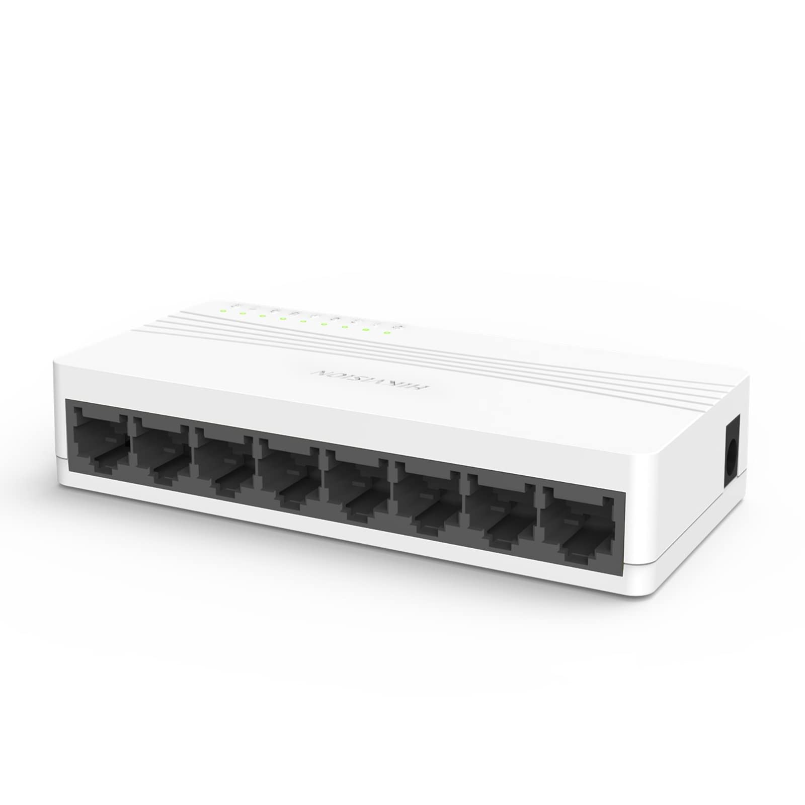 Hikvision DS-3E0108D-E – Switch de 8 puertos Fast Ethernet, compacto y silencioso