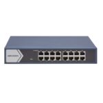 Hikvision DS-3E0516-E – Switch Gigabit no administrable de 16 puertos para redes y videovigilancia