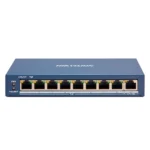 Hikvision DS-3E1309P-EI-M – Switch PoE 8 puertos 10/100 Mbps + 1 puerto Gigabit, Smart Managed