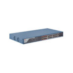Hikvision DS-3E1326P-EI-M – Switch Smart Managed PoE 24 puertos 10/100 Mbps, 2 puertos Gigabit, presupuesto PoE 230 W