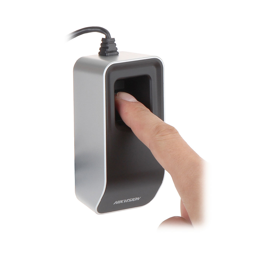 Hikvision DS-K1F820-F – Lector biométrico de huella para enrolamiento y gestión de usuarios