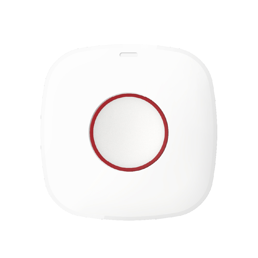 Hikvision DS-PDEB1-EG2-WB – Botón de pánico inalámbrico compacto para sistemas AX PRO