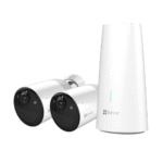 EZVIZ CS-BC1B2 – Kit de cámaras Wi-Fi con batería recargable y estación base