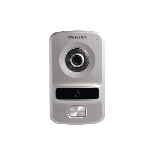 Hikvision DS-KV8102-IP – Estación de puerta IP 1-botón para villa, cámara HD 1.3 MP, lector de tarjeta integrado, protección IP65