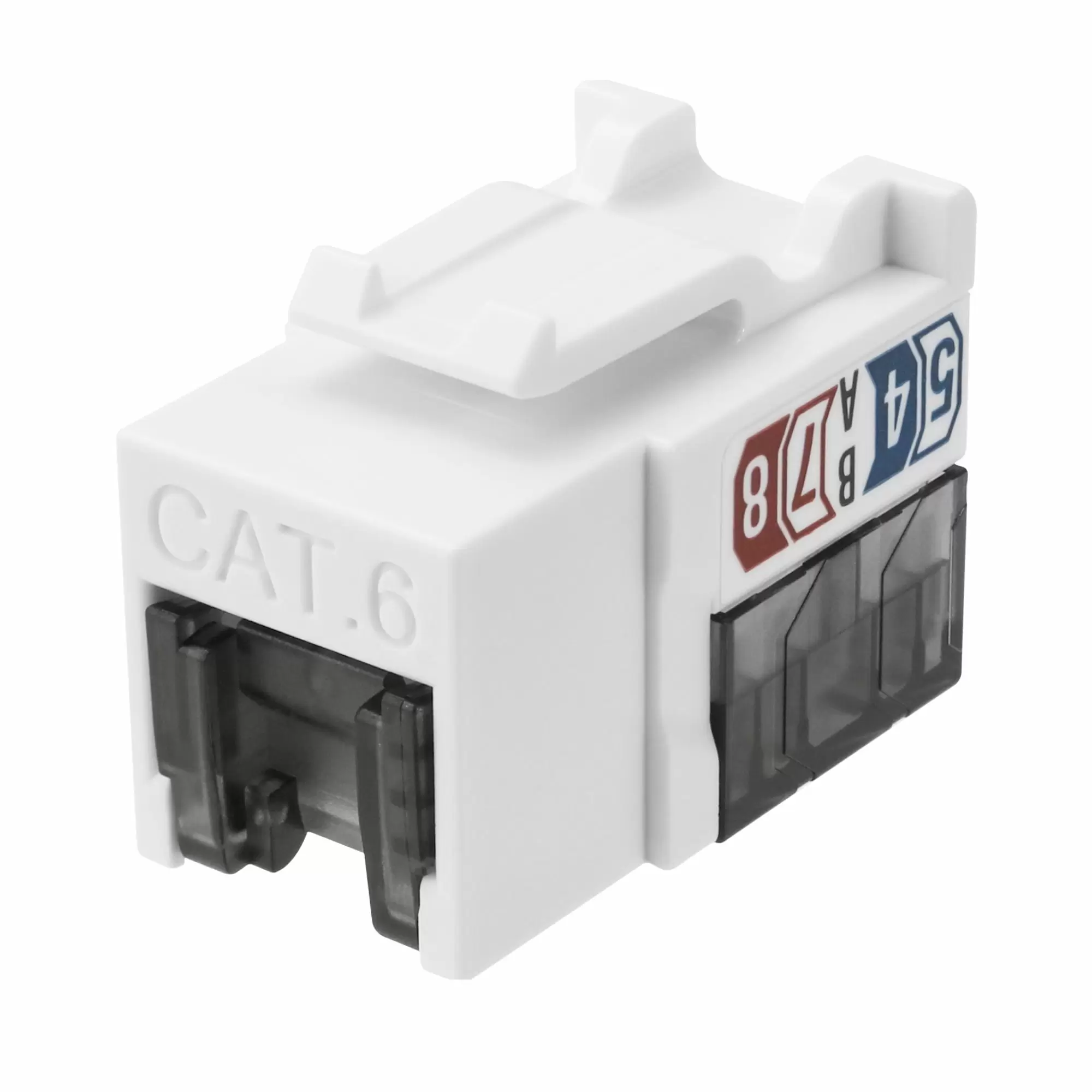 Conector Keystone Jack Cat6 Blanco