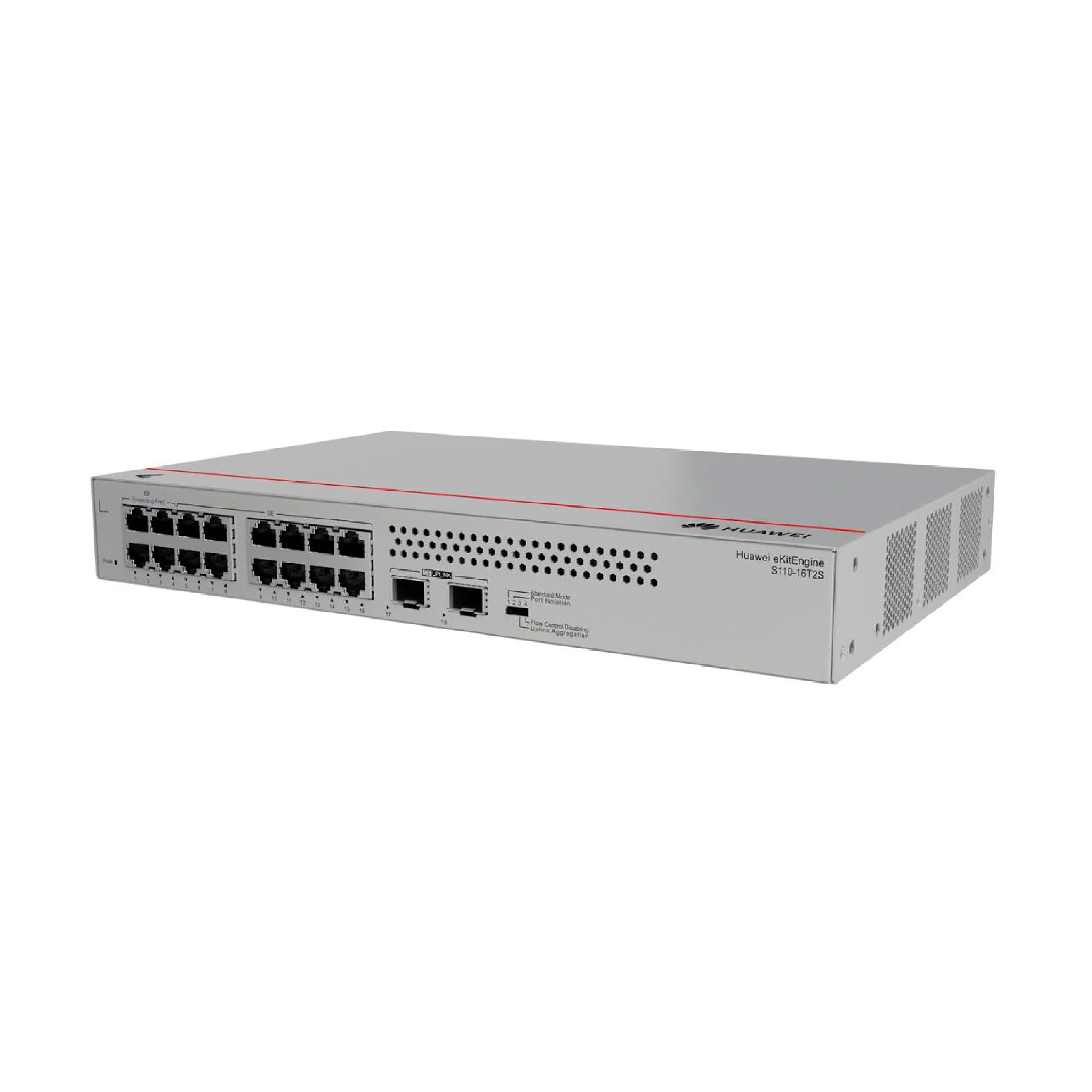 Huawei S110-16T2S – Switch Gigabit administrable Lite con 16 puertos Ethernet y 2 SFP
