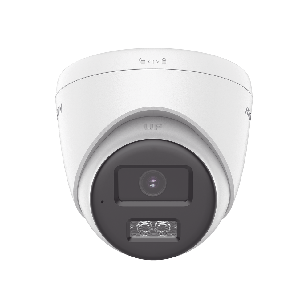 Hikvision DS-2CE78K0T-LTS – cámara torreta 3K con audio bidireccional y luz híbrida