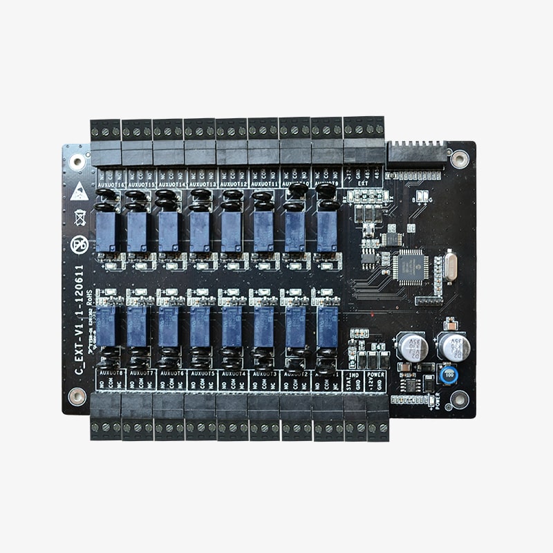ZKTeco EX16 – módulo expansor de entradas y salidas para control de acceso