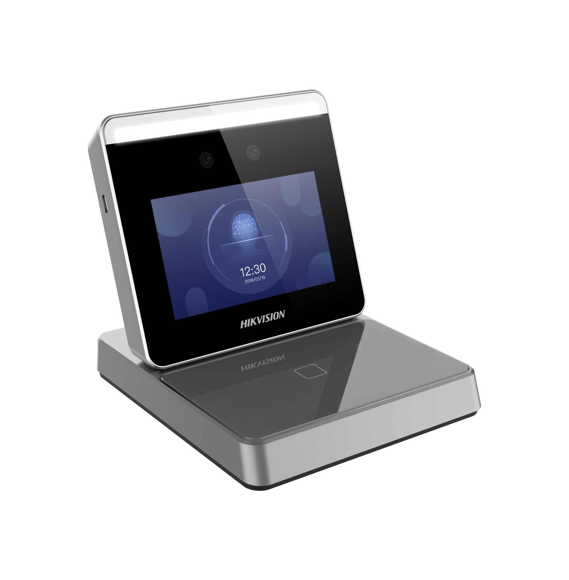 Hikvision DS-K1F600U-D6EF – estación de enrolamiento biométrico facial, huella y tarjetas