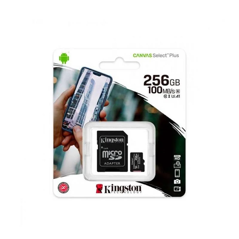 Memoria Micro SD Kingston 256GB Canvas Select Plus