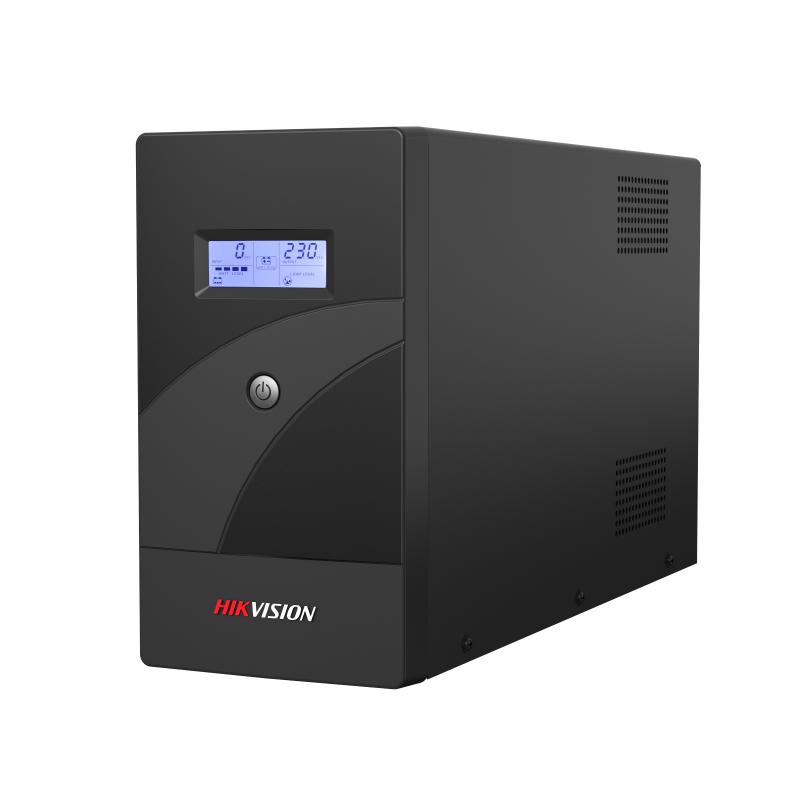 Hikvision DS-UPS2000-R/X – UPS de respaldo 2000 VA / 1200 W con AVR y pantalla LCD