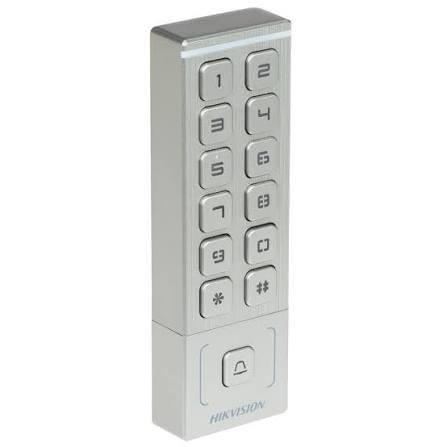 Hikvision DS-K1T809MX – Terminal de control de acceso con teclado y lector de tarjetas