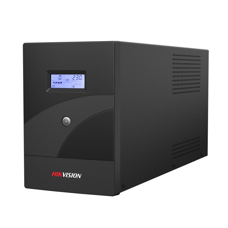Hikvision DS-UPS3000-R/X – UPS de respaldo 3000 VA / 1800 W con AVR y pantalla LCD