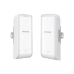 Hikvision DS-3WF1000-EI-2N/P – Kit de puente inalámbrico de exterior 2.4GHz 300Mbps hasta 1 km con salida PoE
